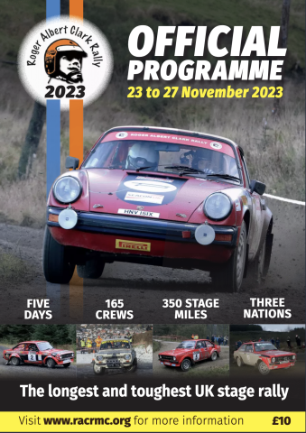 Roger Albert Clark Rally cover 2023