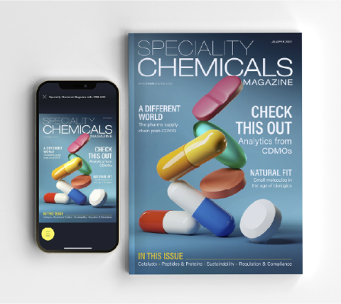 Two versions of Speciality Chemicals Magazine. One hardcopy, one digital.