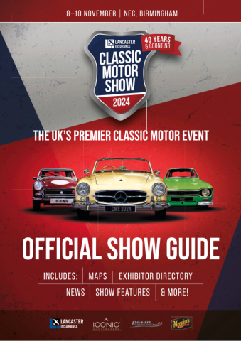 Classic Motor Show Show Guide Cover 2024